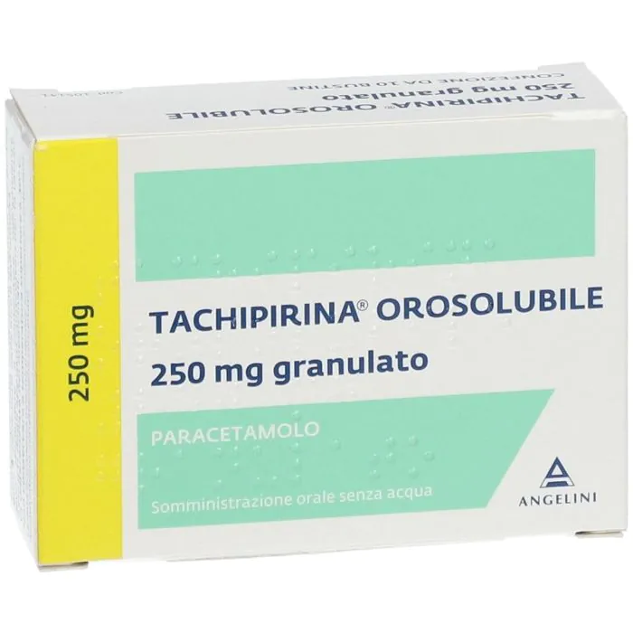 Tachipirina Orosolubile 250 mg Paracetamolo 10 Bustine Tachipirina Orosolubile 250 mg Paracetamolo 10 Bustine