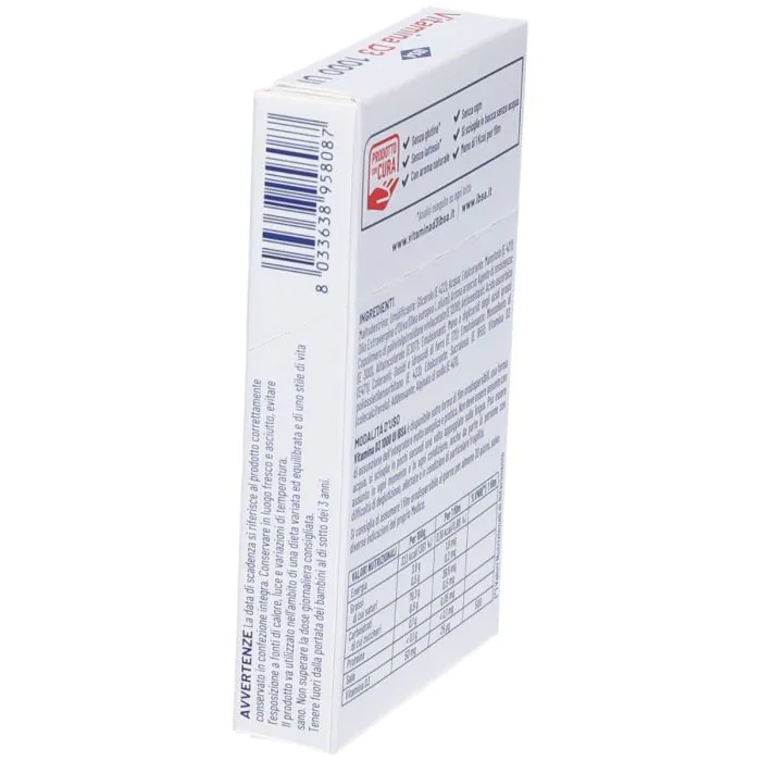 Ibsa Vitamina D3 1000 UI Integratore di Vitamina D3 30 Film Orodispersibili
