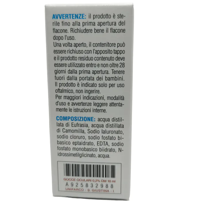 Hyalu 0,2% Gocce Oculari Collirio Idratante 10 ml