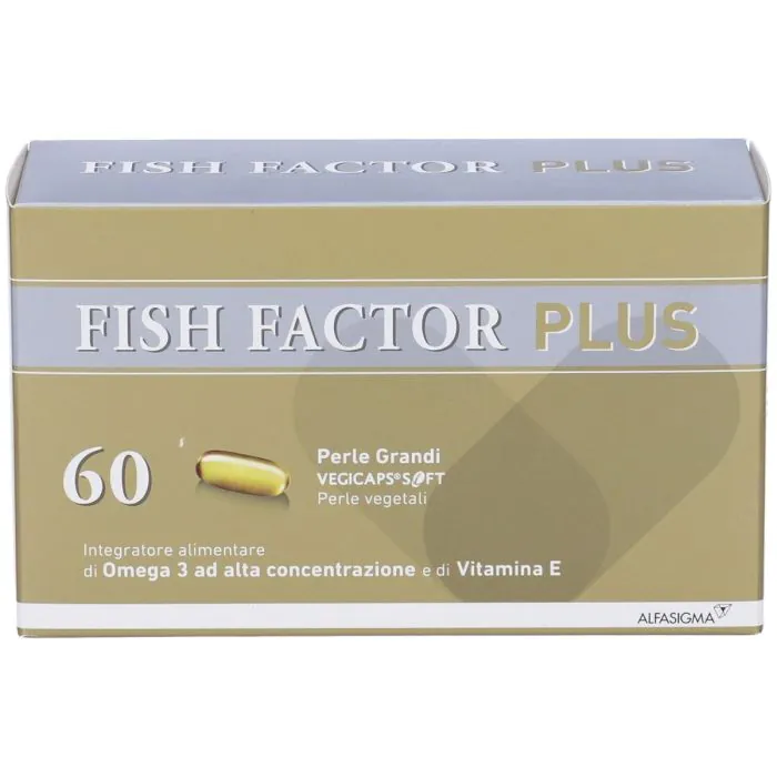 Fish Factor Plus Integratore Omega 3 60 Perle Grandi Fish Factor Plus Integratore Omega 3 60 Perle Grandi