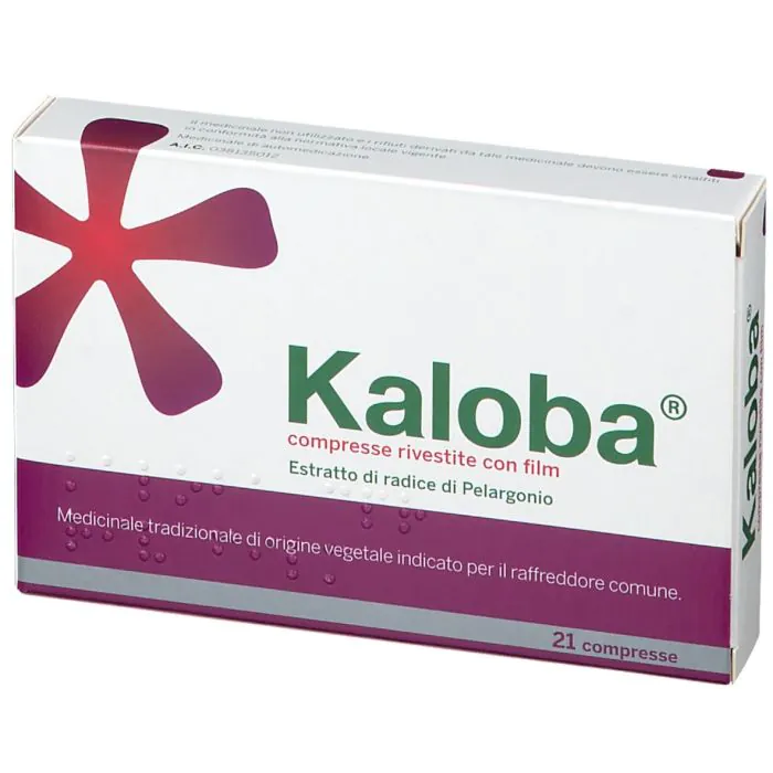 Kaloba 20 mg Contro Raffreddore Comune 21 Compresse Kaloba 20 mg Contro Raffreddore Comune 21 Compresse