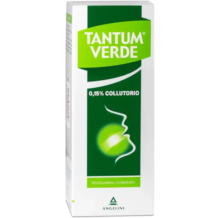 Tantum Verde Collutorio 0,15% Benzidamina Cloridrato Flacone 240 ml Tantum Verde Collutorio 0,15% Benzidamina Cloridrato Flacone 240 ml