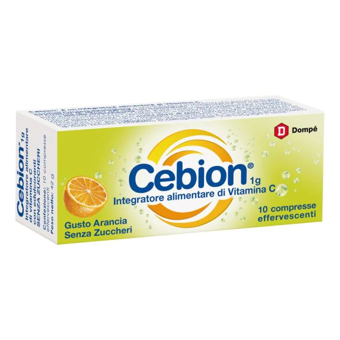 Cebion Effervescente Vit C Senza Zucchero 10 Compresse Effervescenti Cebion Effervescente Vit C Senza Zucchero 10 Compresse Effervescenti