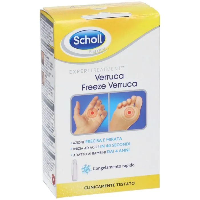 Scholl Freeze Verruca Rimozione Virus Bomboletta + 12 Applicatori Scholl Freeze Verruca Rimozione Virus Bomboletta + 12 Applicatori