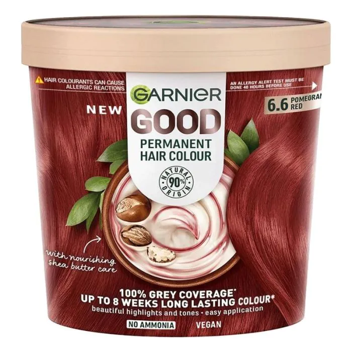 GARNIER - Good - Colorazione permanente senza ammoniaca n.6.6 Rosso Melograno GARNIER - Good - Colorazione permanente senza ammoniaca n.6.6 Rosso Melograno
