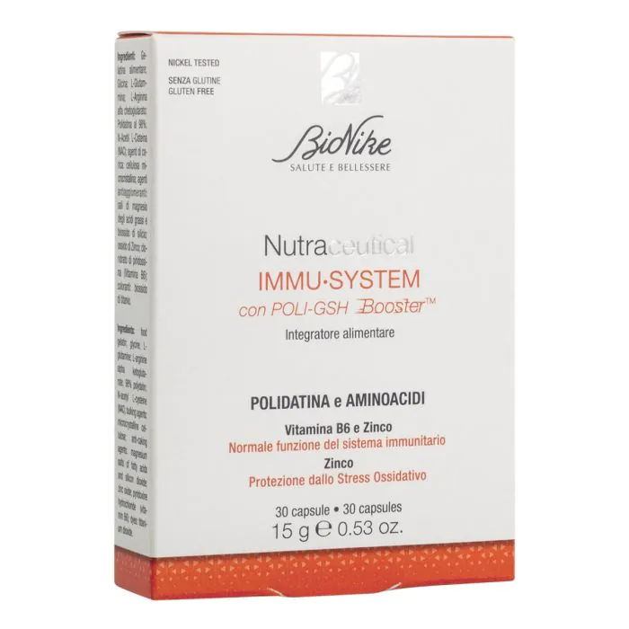 Bionike Nutraceutical Immu-System Integratore Difese Immunitarie 30 Capsule