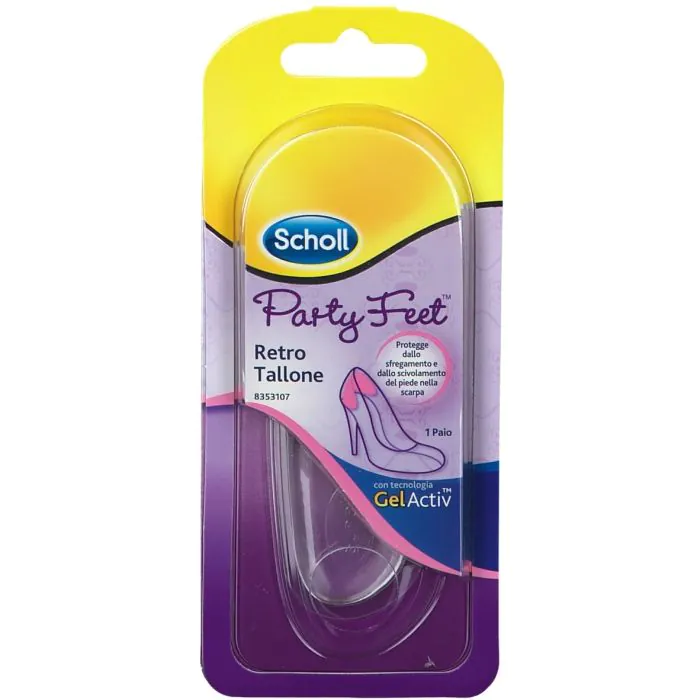 Scholl Party Feet Retro Tallone Solette In Gel