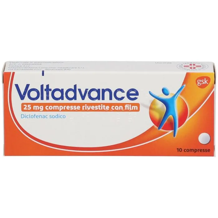 Voltadvance Per Dolori Articolari 10 Compresse Rivestite 25 mg