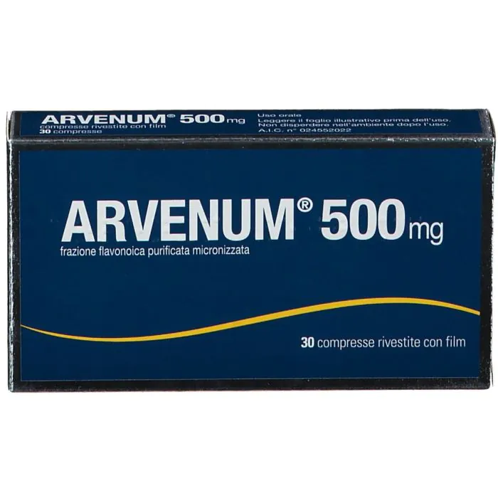 Arvenum 500 30 Compresse Rivestite 500 mg Arvenum 500 30 Compresse Rivestite 500 mg