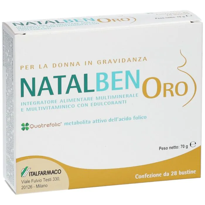 Natalben Oro Integratore 28 Bustine Natalben Oro Integratore 28 Bustine