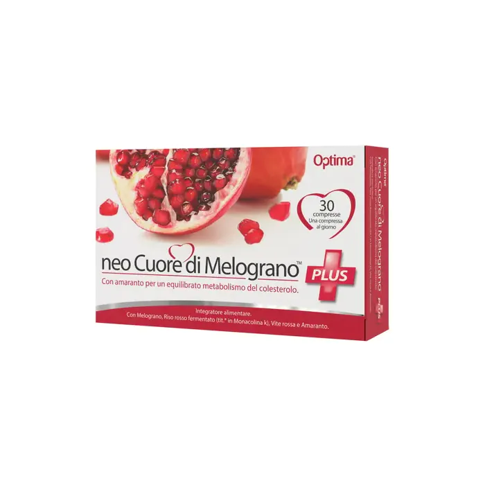 Optima Neo Cuore Di Melograno Plus Integratore Colesterolo 30 Compresse