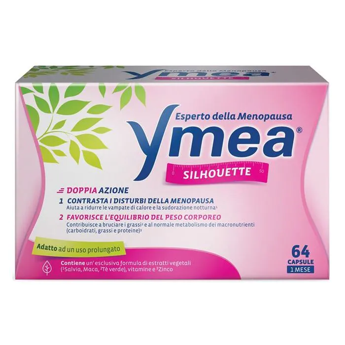 Ymea Silhouette Integratore Menopausa e Controllo Peso 64 Capsule Ymea Silhouette Integratore Menopausa e Controllo Peso 64 Capsule