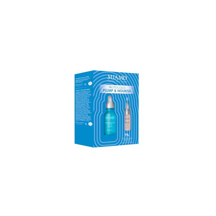 Miamo Protocollo Plump & Nourish Hyaluronic Acid L.H. Serum 30ml + Nourish 3-Biotic Rich Serum 10 ml