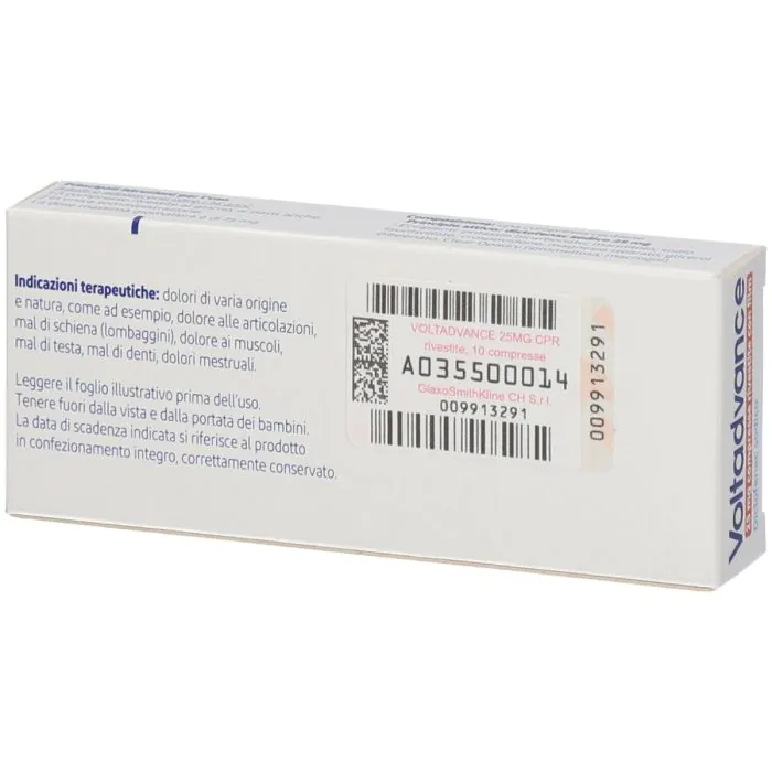 Voltadvance Per Dolori Articolari 10 Compresse Rivestite 25 mg