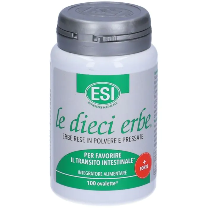 Esi Le Dieci Erbe + Forte Integratore Per il Transito Intestinale 100 Ovalette Esi Le Dieci Erbe + Forte Integratore Per il Transito Intestinale 100 Ovalette