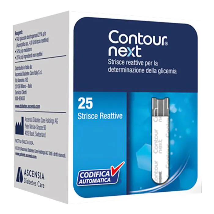 Contour Next Strisce Reattive Glicemia 25 Pezzi Contour Next Strisce Reattive Glicemia 25 Pezzi
