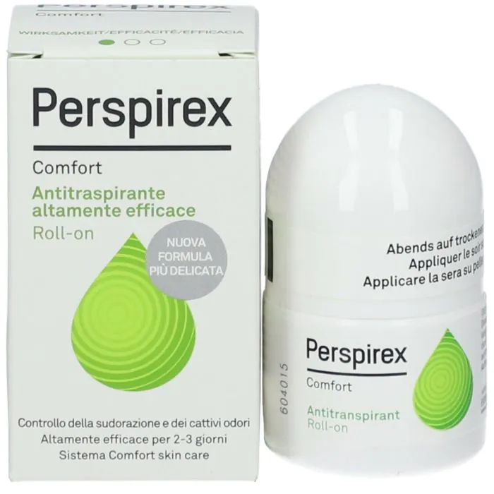 Perspirex Comfort Antitraspirante Deodorante Roll-on 20 ml Perspirex Comfort Antitraspirante Deodorante Roll-on 20 ml