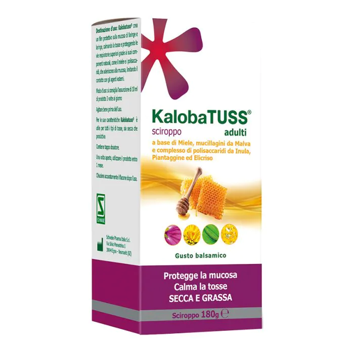 Kaloba Tuss Sciroppo Per La Tosse Secca e Grassa Adulti 180 g Kaloba Tuss Sciroppo Per La Tosse Secca e Grassa Adulti 180 g