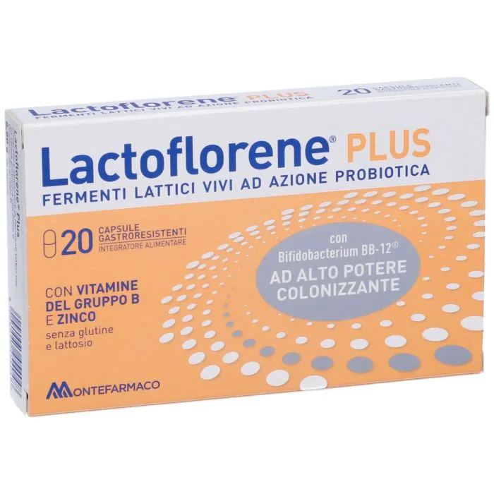 Lactoflorene Plus Integratore Fermenti Lattici Vivi 20 Capsule Lactoflorene Plus Integratore Fermenti Lattici Vivi 20 Capsule