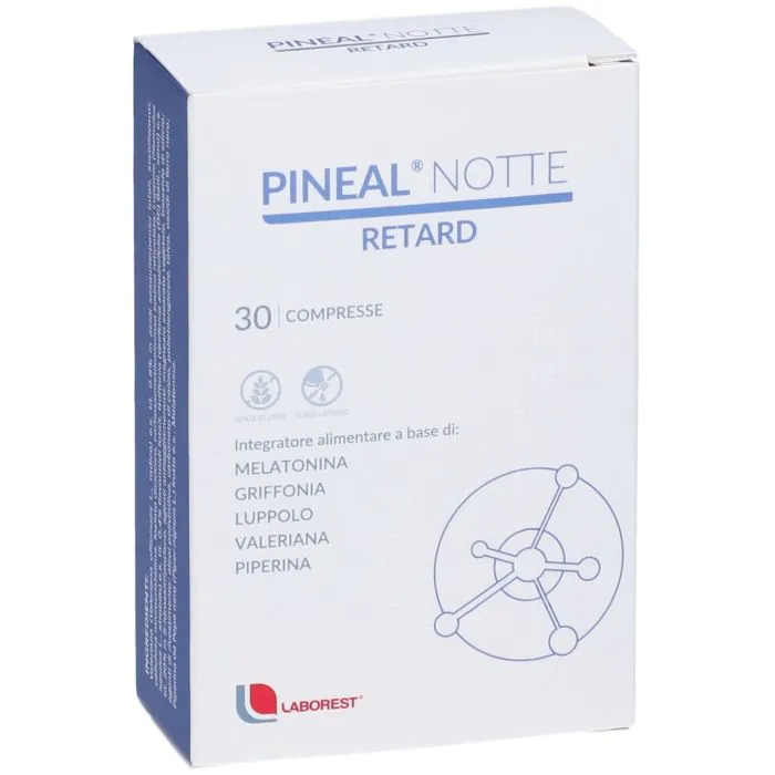 Pineal Notte Retard Integratore Per il Sonno 30 Compresse Pineal Notte Retard Integratore Per il Sonno 30 Compresse