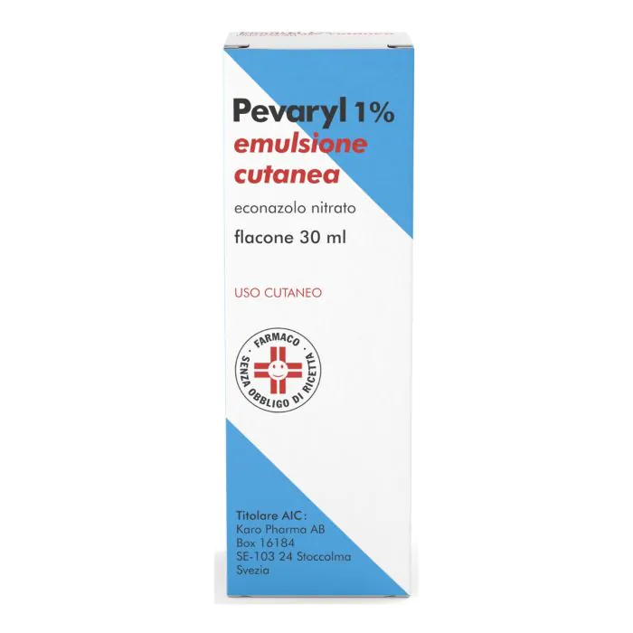 Pevaryl 1% Econazolo nitrato Emulsione Cutanea 30 ml Pevaryl 1% Econazolo nitrato Emulsione Cutanea 30 ml
