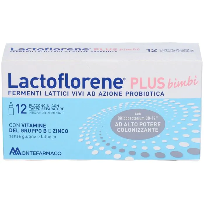 Lactoflorene Plus Bimbi Integratore Fermenti Lattici 12 Flaconcini 10 ml Lactoflorene Plus Bimbi Integratore Fermenti Lattici 12 Flaconcini 10 ml