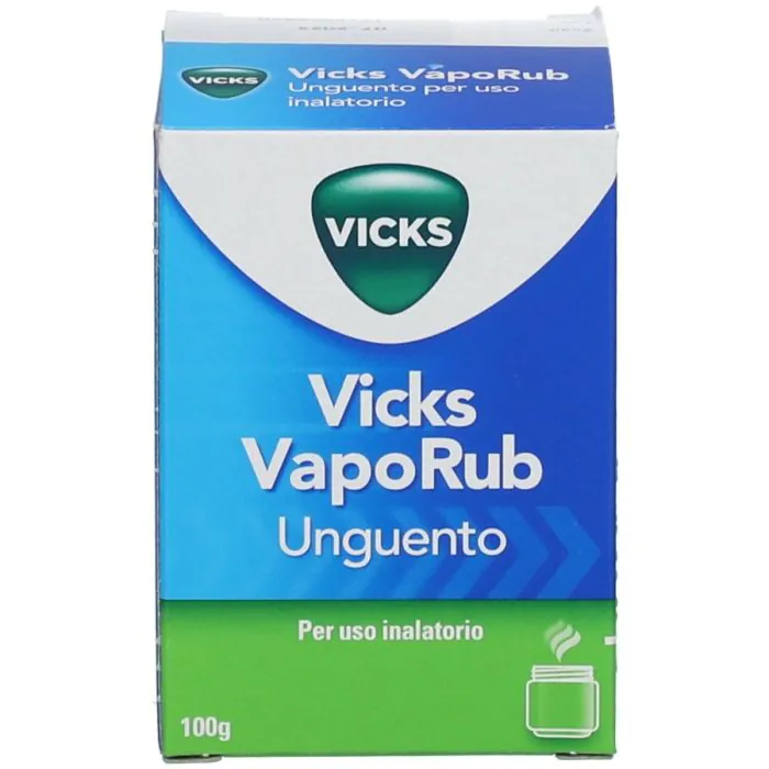 Vicks Vaporub Rimedio Per Raffreddore Mal Di Gola Tosse E Naso Chiuso Vasetto Da 100 g