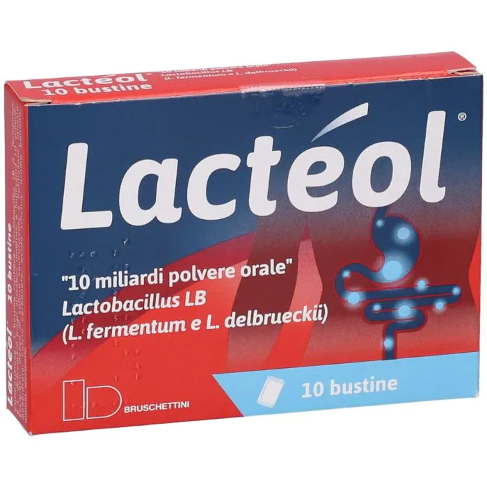 Lacteol Polvere Fermenti Lattici 10 miliardi Lactobacillus LB 10 Bustine Lacteol Polvere Fermenti Lattici 10 miliardi Lactobacillus LB 10 Bustine