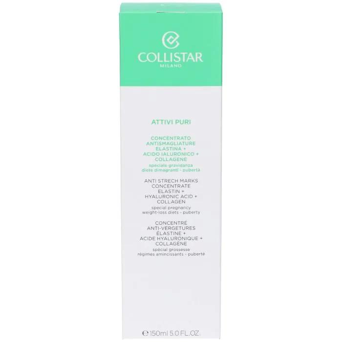Collistar Attivi Puri Concentrato Antismagliature Elastina + Acido Ialuronico + Collagene 150 ml