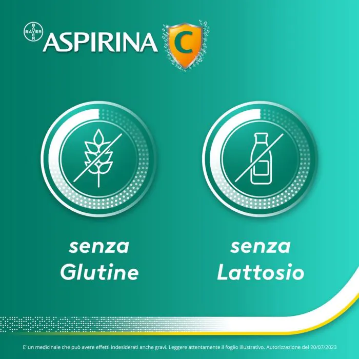 Aspirina C per Raffreddore Febbre e Influenza 10 Buste