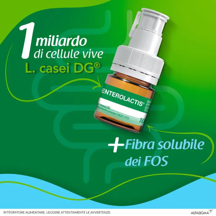 Enterolactis Fibra Liquida 12 Flaconcini Da 10 ml