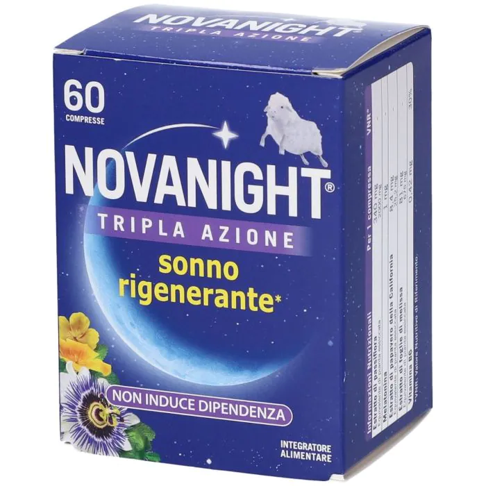 Novanight Tripla Azione Rilascio Rapido BIPACCO 30 + 30 Compresse Novanight Tripla Azione Rilascio Rapido BIPACCO 30 + 30 Compresse