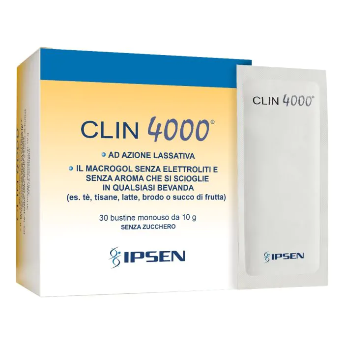 Clin 4000 Integratore Lassativo Stitichezza 30 Bustine 10 g Clin 4000 Integratore Lassativo Stitichezza 30 Bustine 10 g