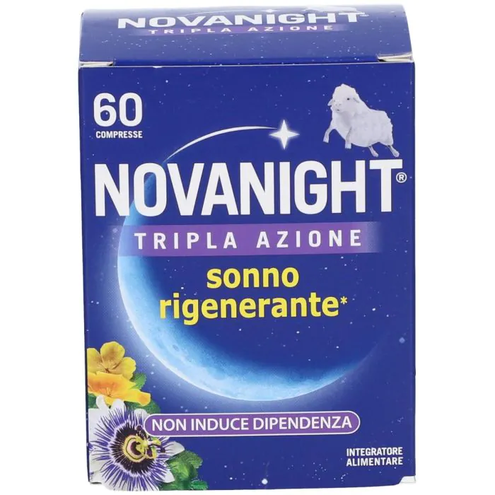 Novanight Tripla Azione Rilascio Rapido BIPACCO 30 + 30 Compresse