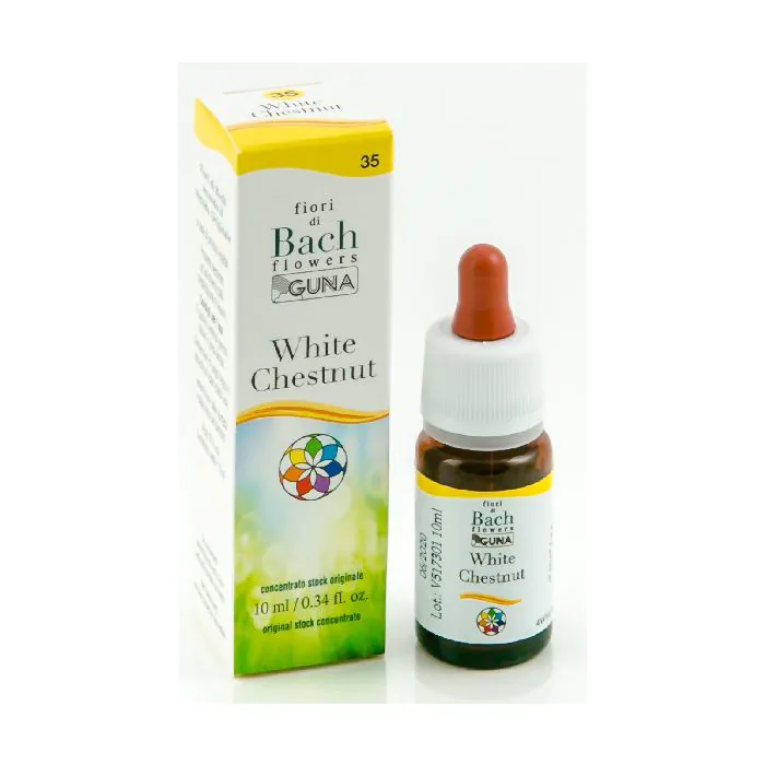 Guna Fiori Di Bach White Chestnut 35 Concentrazione E Pace Gocce 10 ml Guna Fiori Di Bach White Chestnut 35 Concentrazione E Pace Gocce 10 ml