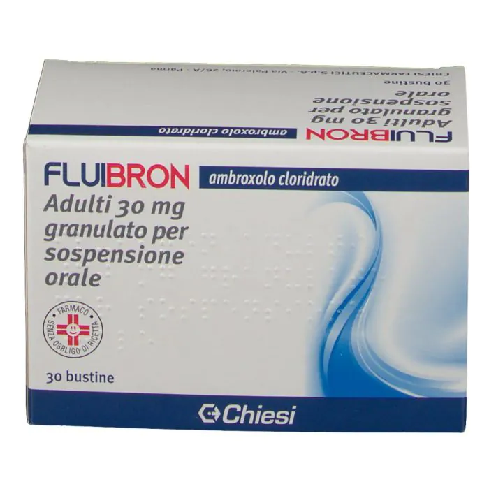 Fluibron Adulti 30 mg Granulato Per Sospensione Orale 30 Bustine Fluibron Adulti 30 mg Granulato Per Sospensione Orale 30 Bustine