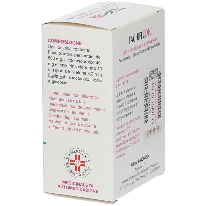 Tachifludec Adulti Polvere Per Soluzione Orale Arancia 10 Bustine
