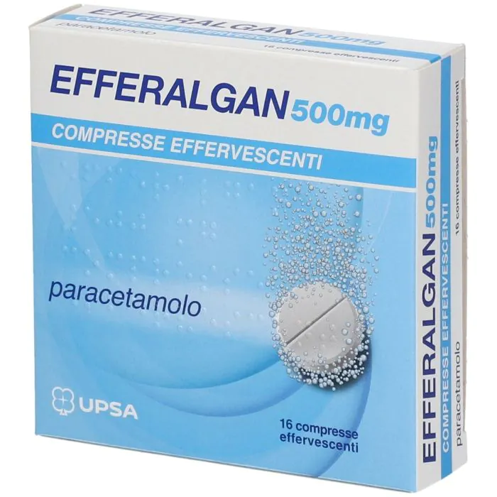 Efferalgan 500 Mg Paracetamolo 16 Compresse Effervescenti Efferalgan 500 Mg Paracetamolo 16 Compresse Effervescenti