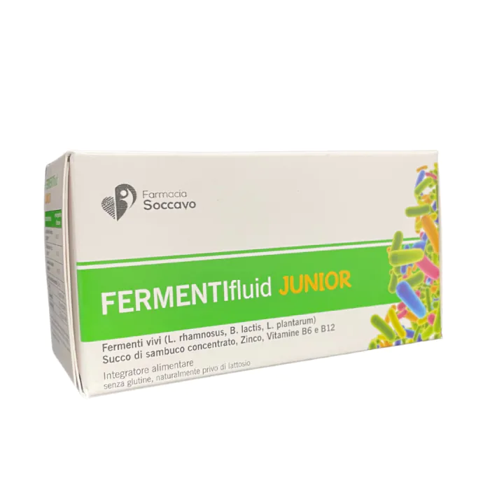 Fermentifluid junior 10 flaconcini - fermenti lattici per bambini