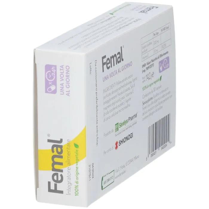 Femal Integratore Menopausa 30 Capsule
