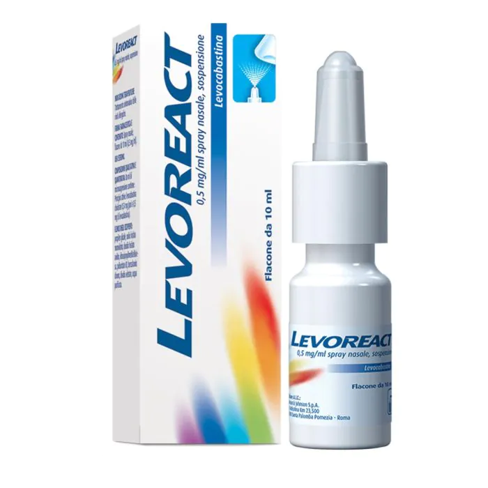 Levoreact Spray Nasale 10 ml 0,5 mg