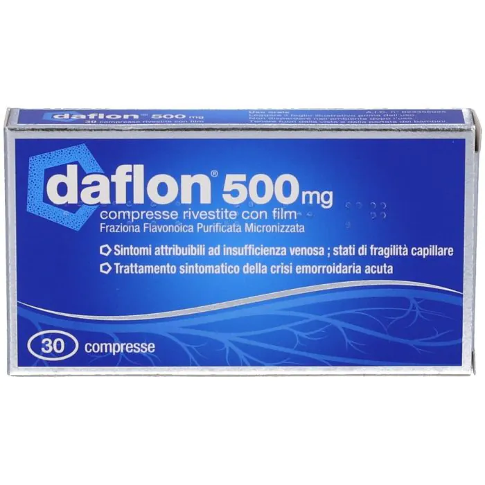 Daflon 30 Compresse Rivestite 500mg Daflon 30 Compresse Rivestite 500mg