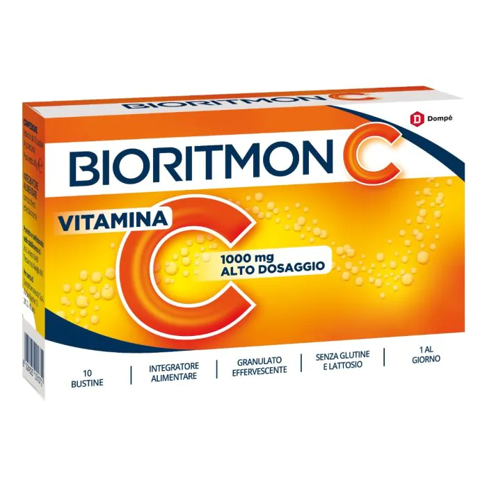 Bioritmon C 1000 Vitamina C per Difese Immunitarie 10 Bustine