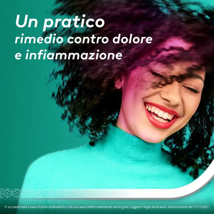 Aspirina in Granuli Antidolorifico Mal di Testa 10 Bustine