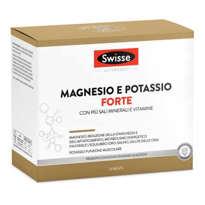 Swisse Magnesio Potassio Forte 24 Bustine Swisse Magnesio Potassio Forte 24 Bustine
