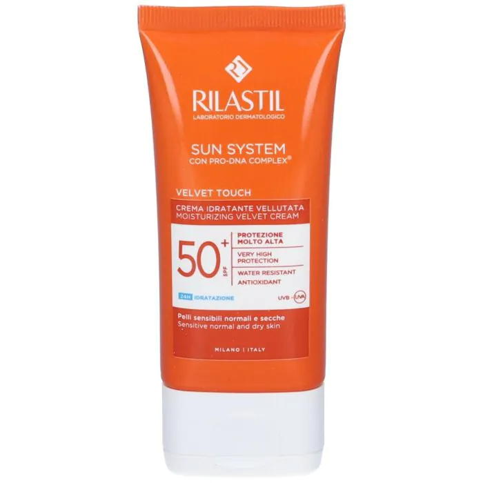 Rilastil Sun System Crema Solare Vellutata Viso SPF50+ 50 ml
