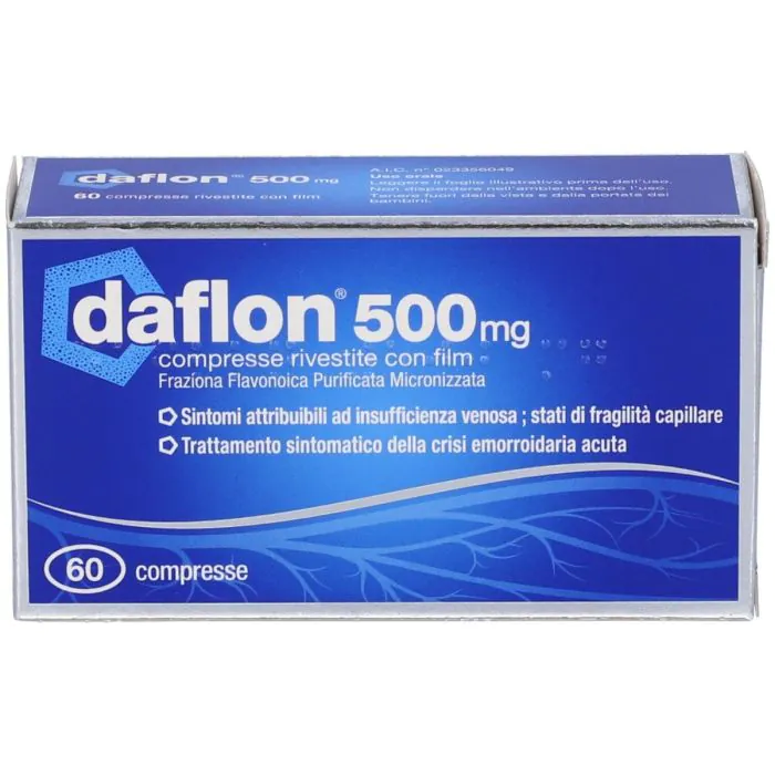Daflon 60 Compresse Rivestite 500mg Daflon 60 Compresse Rivestite 500mg