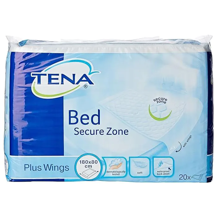 Tena Bed Secure Zone Plus WIngs Traversina 180x80 cm Tena Bed Secure Zone Plus WIngs Traversina 180x80 cm