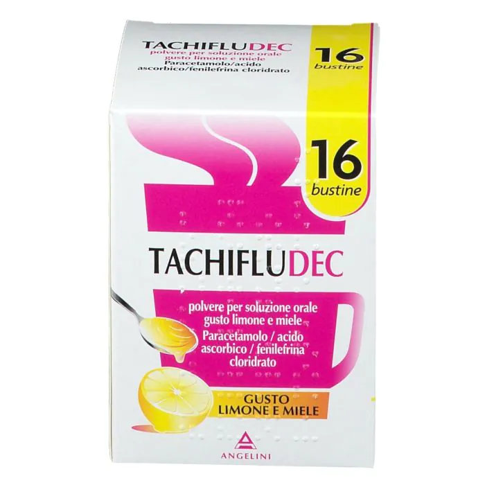 Tachifludec Limone E Miele Polvere Per Soluzione Orale 16 Bustine