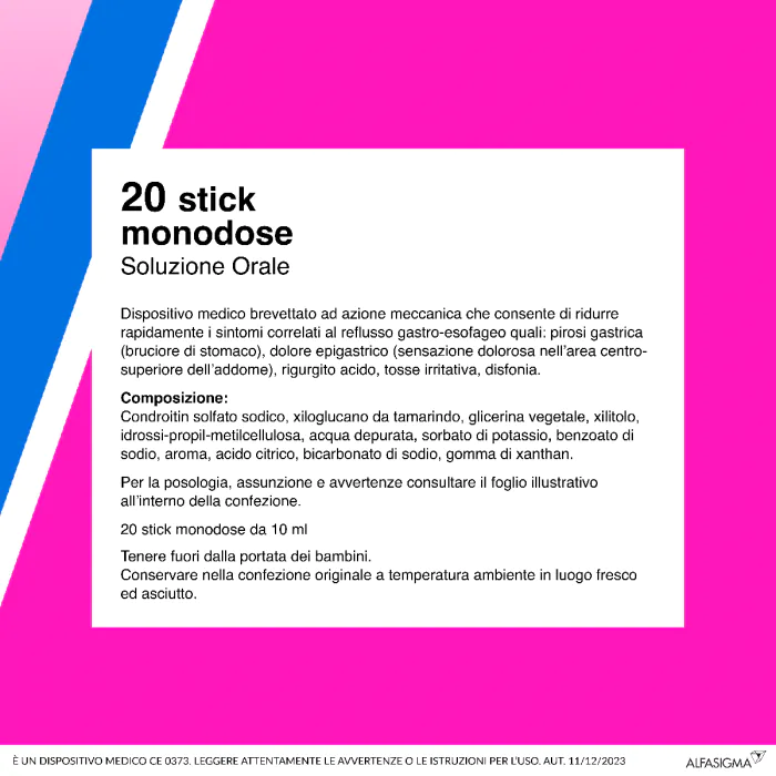 Biochetasi Reflusso 20 Stick Aroma Arancia